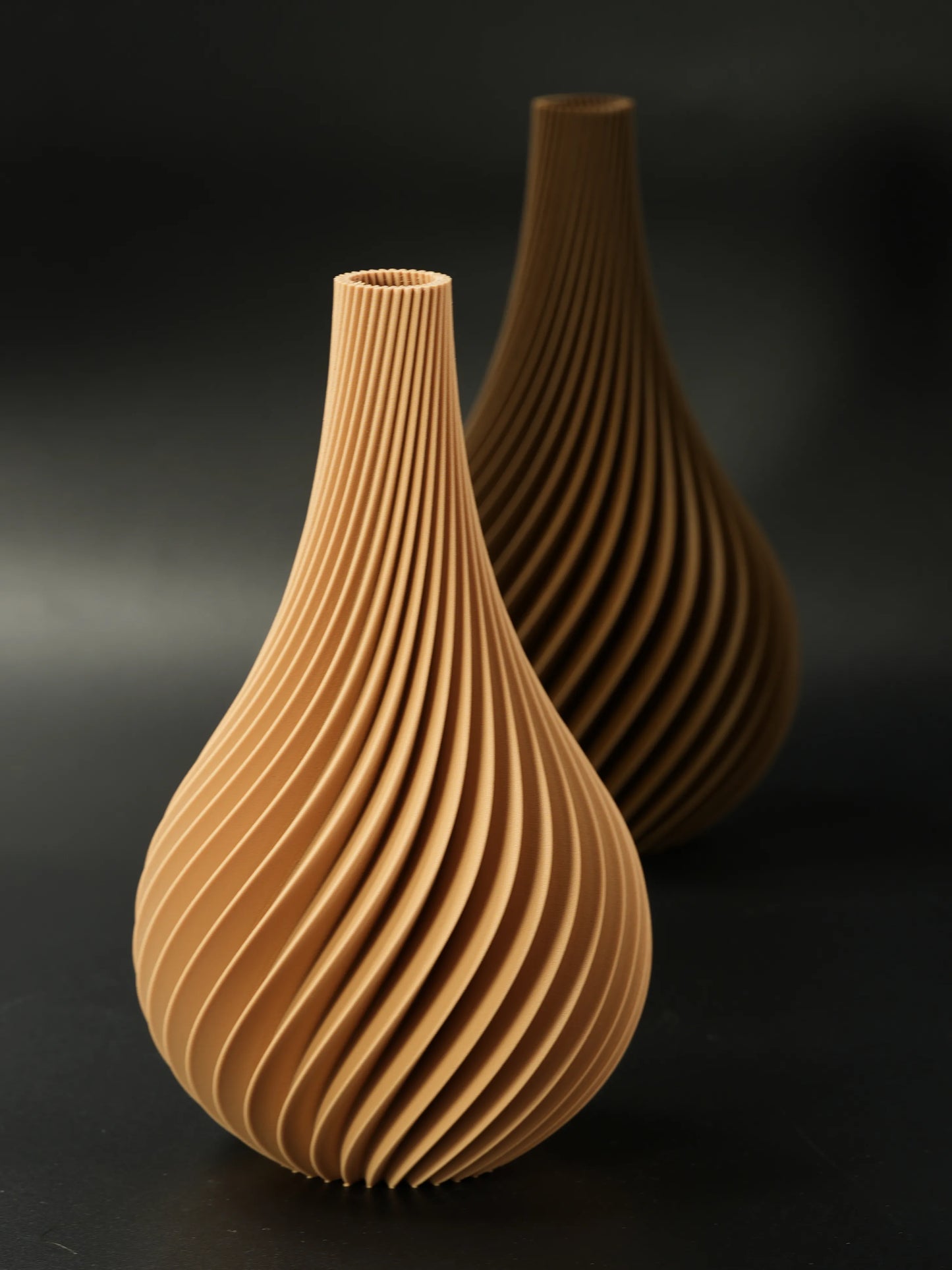 Minimalistisk Japandi Spiral Vase