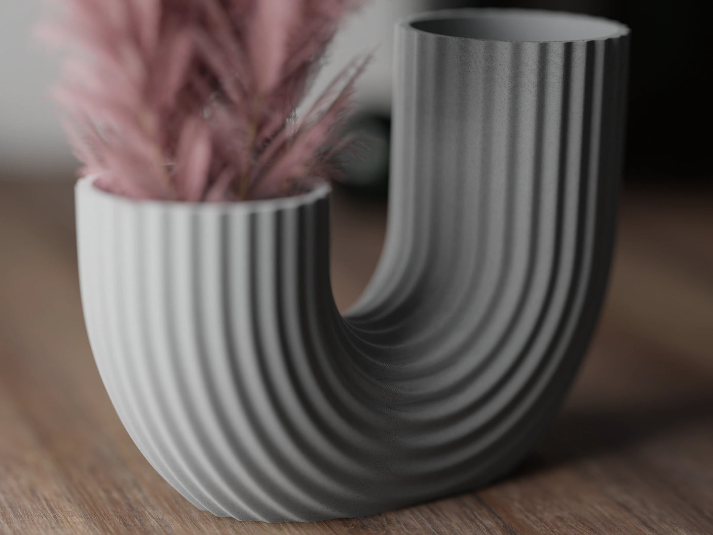 U-formet Vase