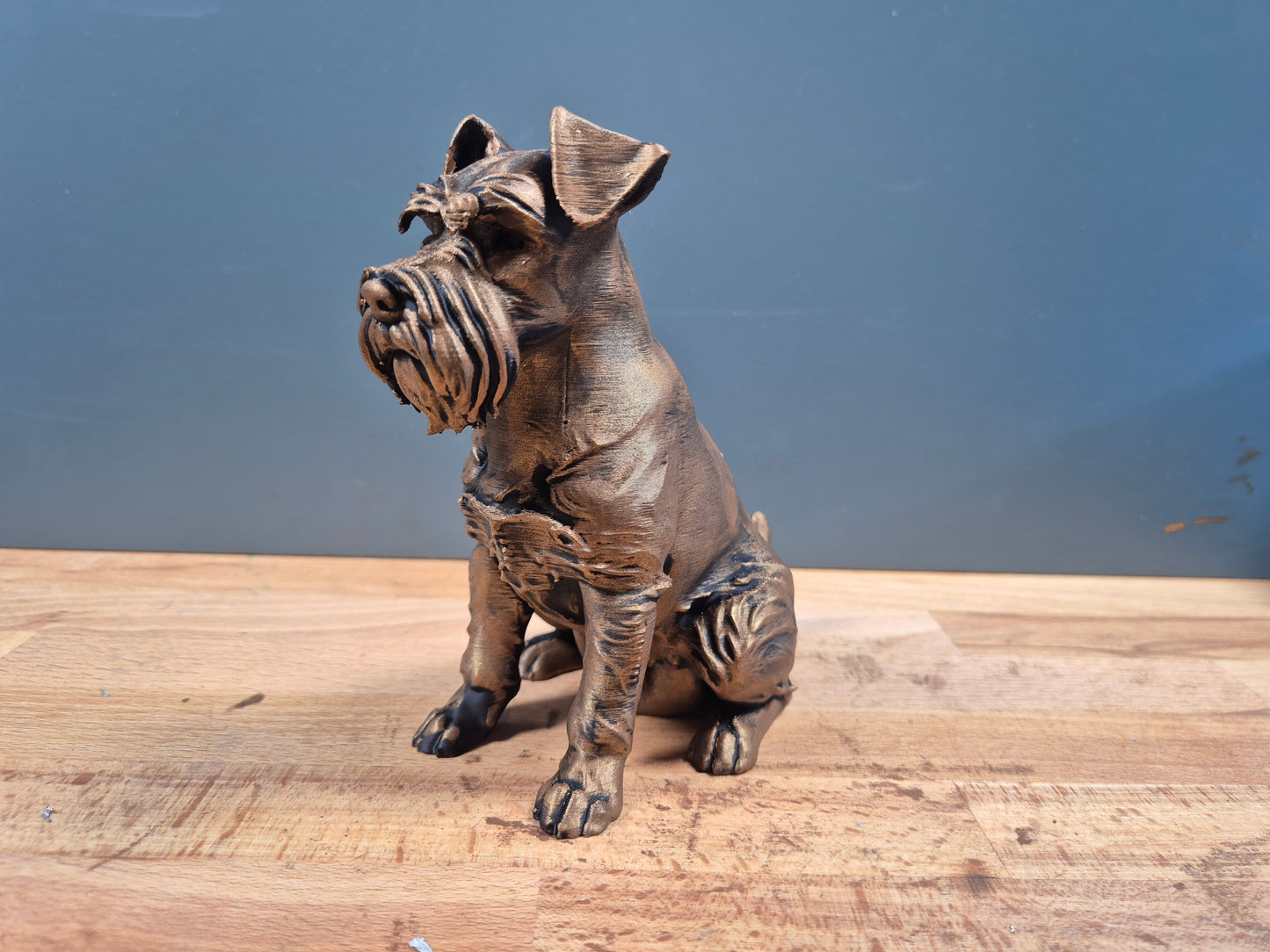 Dværgschnauzer - Hundefigur