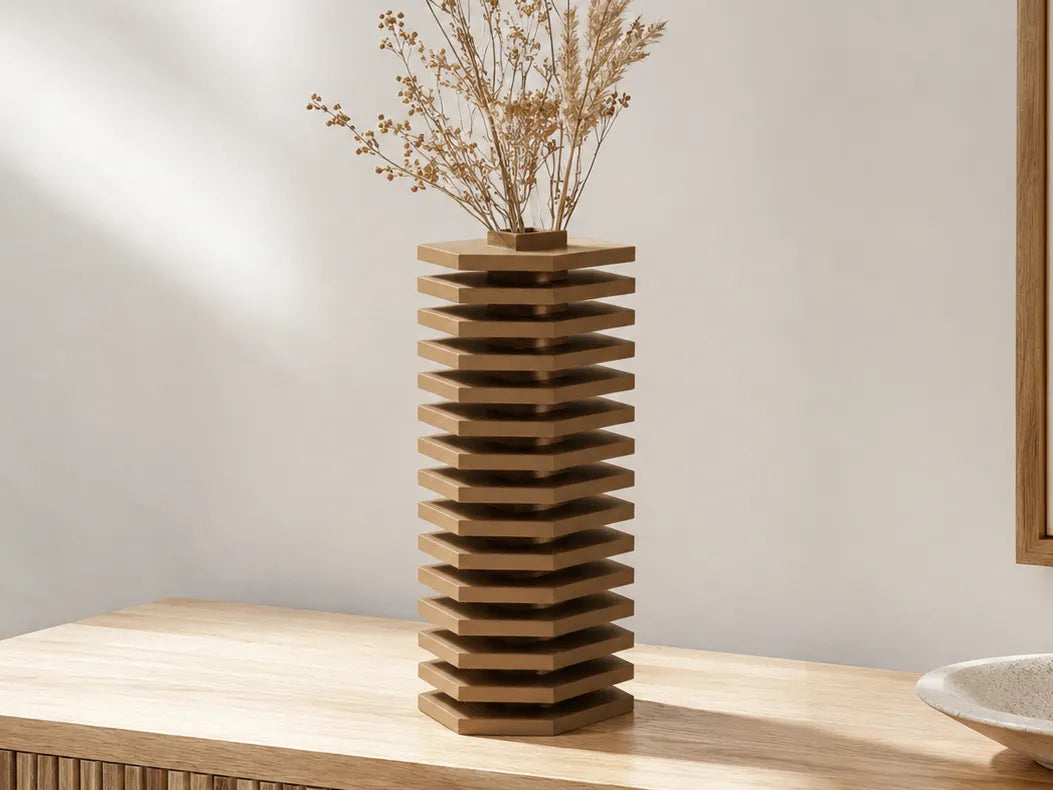 Lamellar Vase