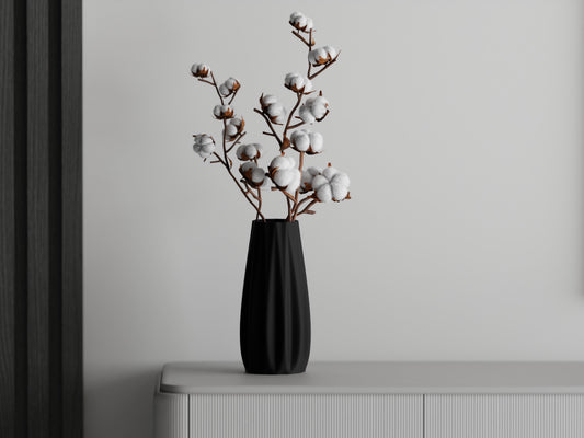 Ribs Straight Vase