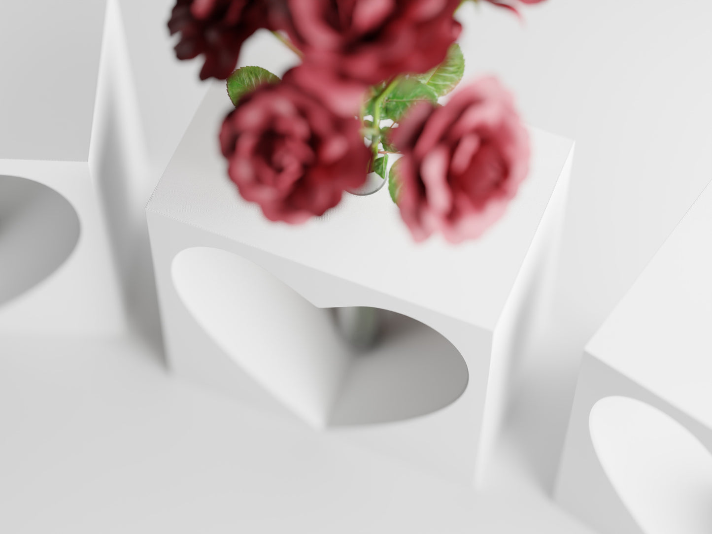 Valentine Hjerte Vase Med Billede